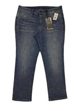 Womens JAG Jeans Skinny Boyfriend Blue Denim Size 14 NWT Medium Wash